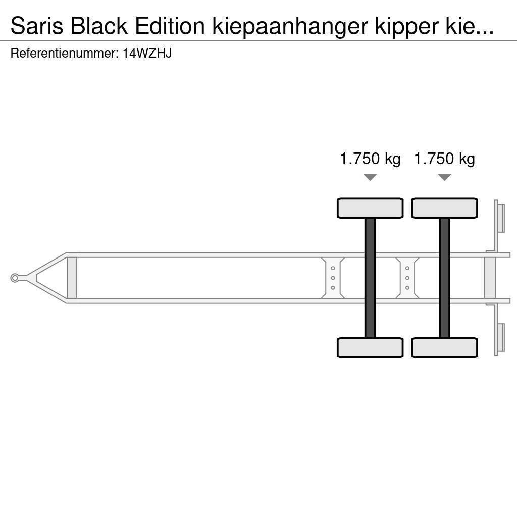 Saris Black Edition kiepaanhanger kipper kieper 3500kg H Kayar tenteli çekiciler
