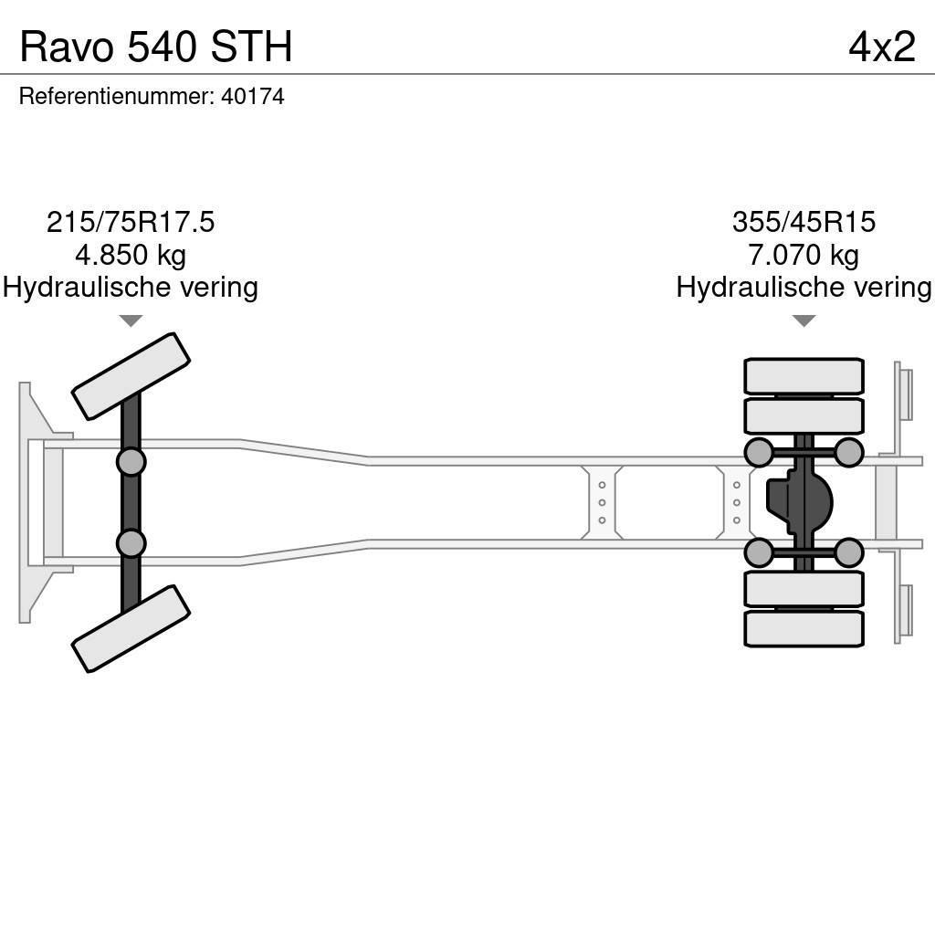 Ravo 540 STH Süpürme kamyonları