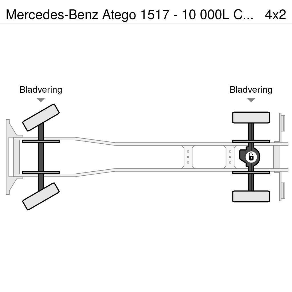 Mercedes-Benz Atego 1517 - 10 000L CARBURANT / FUEL - 4 COMP - L Tankerli kamyonlar