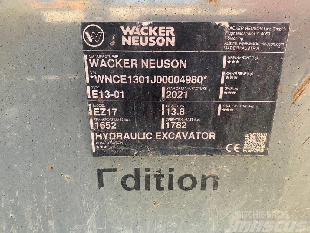 Wacker Neuson EZ 17 Mini ekskavatörler, 7 tona dek