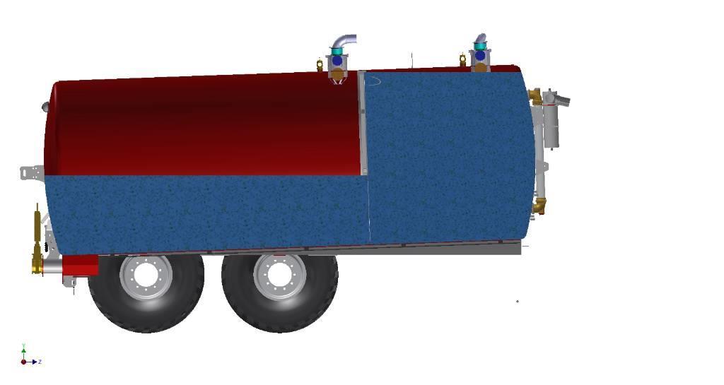 SlurryKat Vakuumvogn 11.000 ltr. Sivi gübre ve ilaç tankerleri