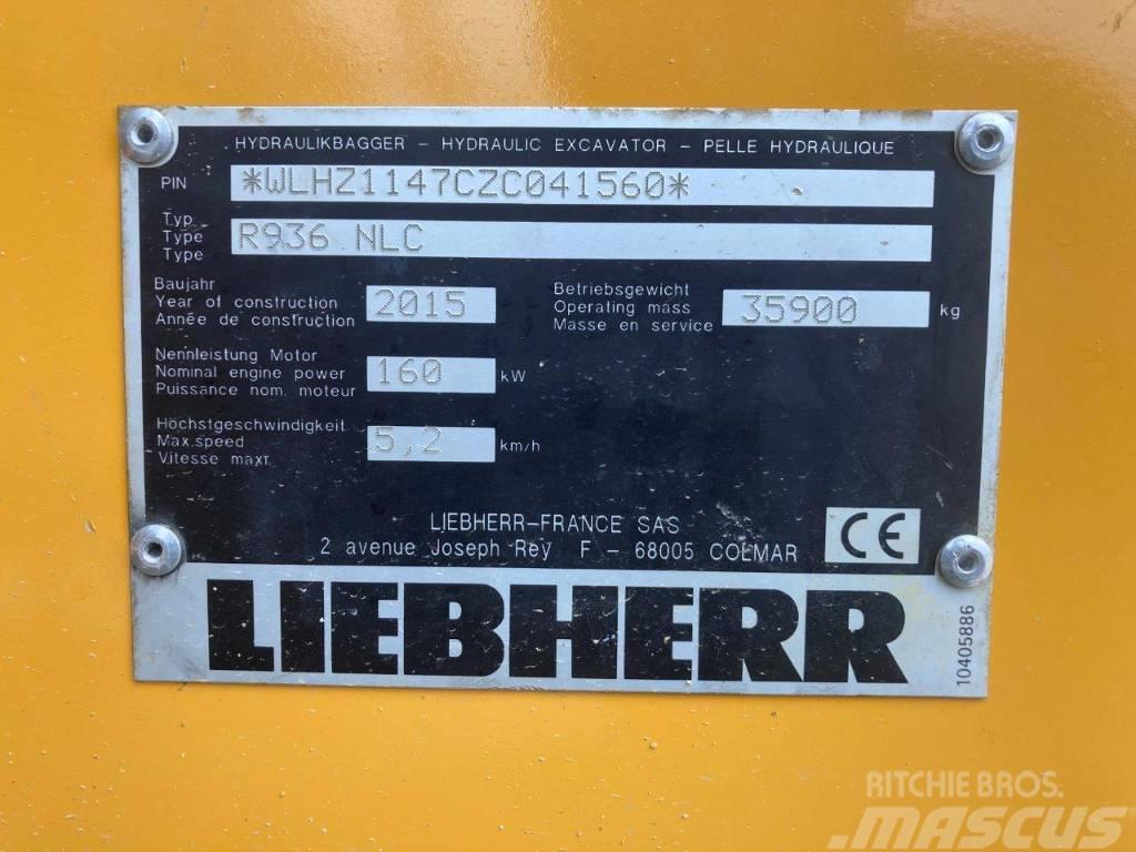 Liebherr 936 Paletli ekskavatörler
