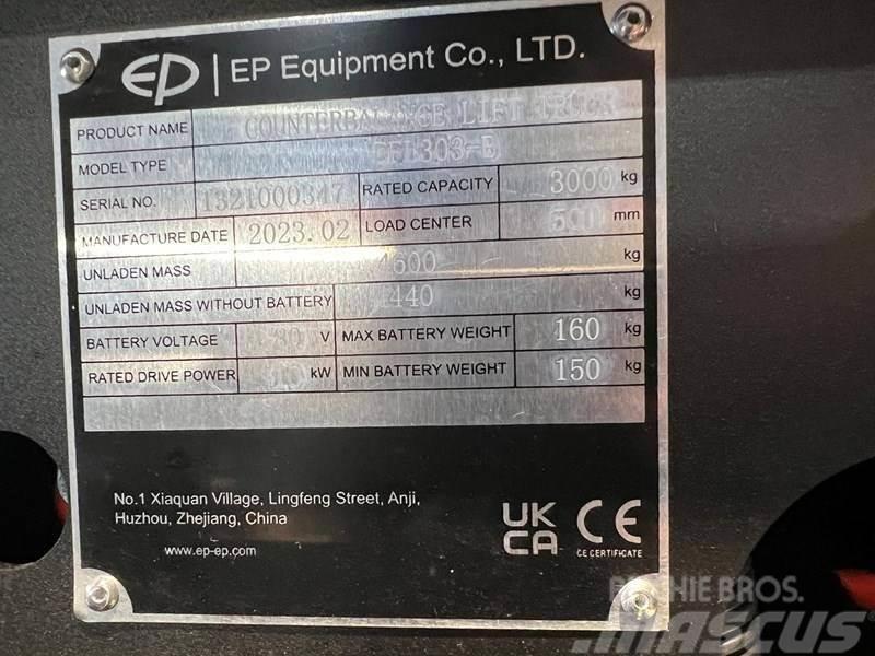 EP EFL303-B met een hefhoogte van 4,8 meter Elektrikli forkliftler