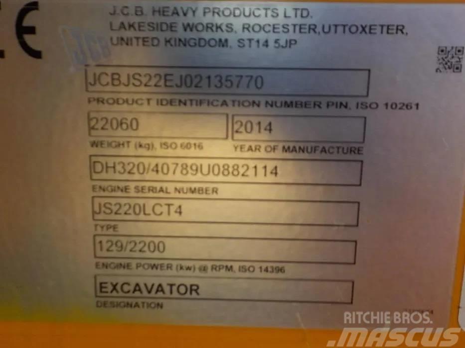 JCB JS220LC Paletli ekskavatörler