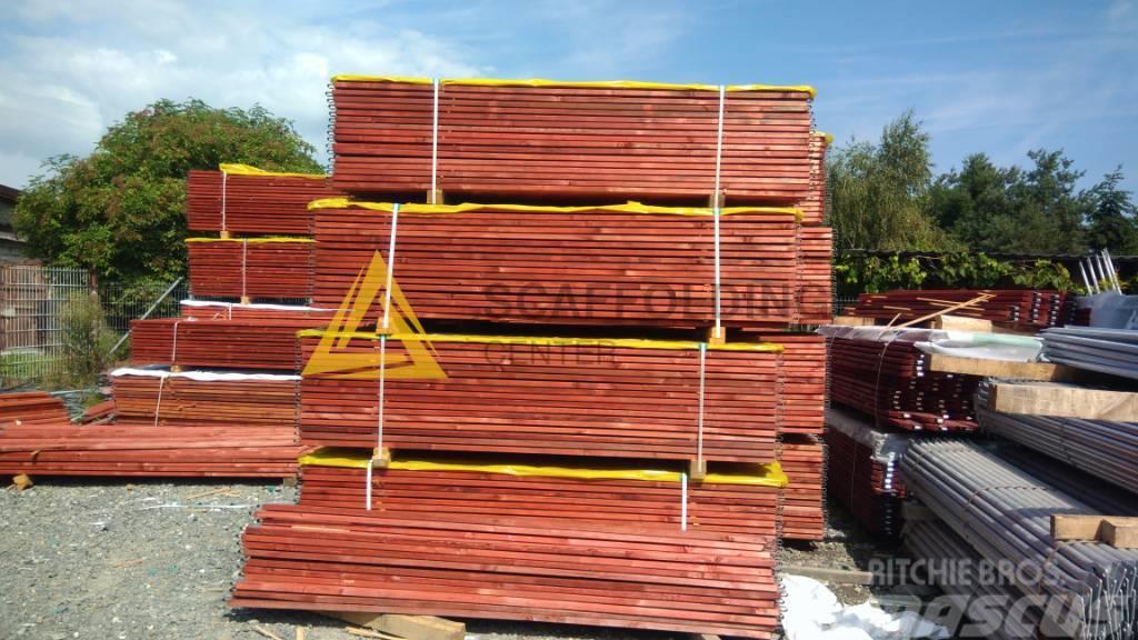  Scaffolding Gerüst 500qm T.Plettac Holz vom Herste Iskele ekipmanlari