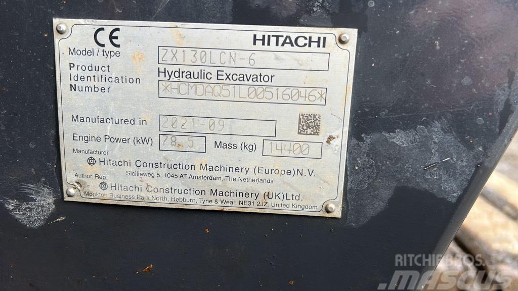 Hitachi ZX130 LCN-6 Paletli ekskavatörler