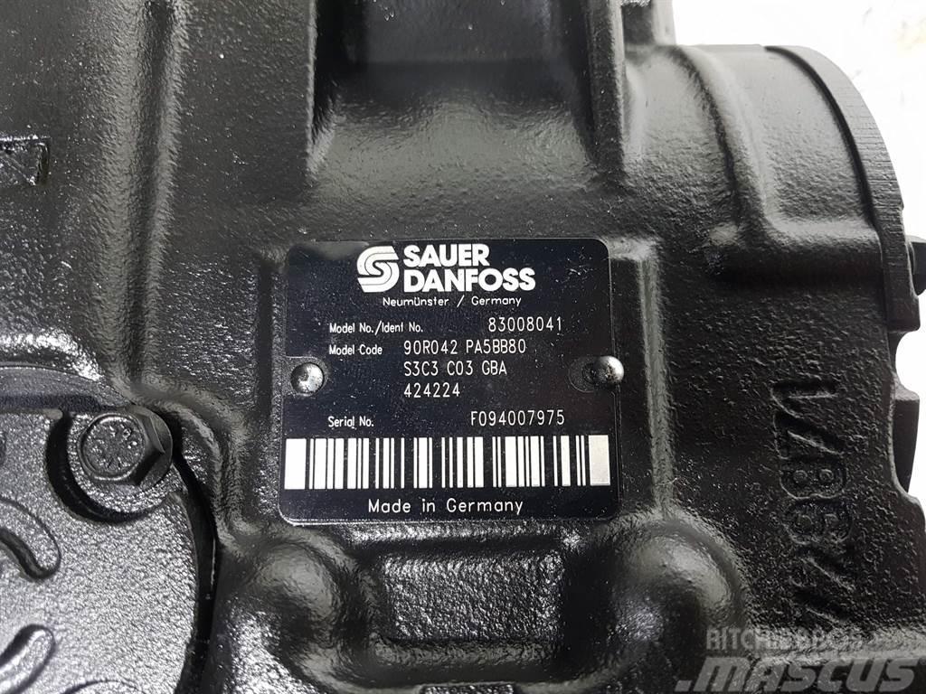 Sauer Danfoss 90R042PA5BB80-83008041-Drive pump/Fahrpumpe Hidrolik