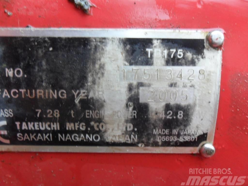 Takeuchi TB175 Midi ekskavatörler 7 - 12 t