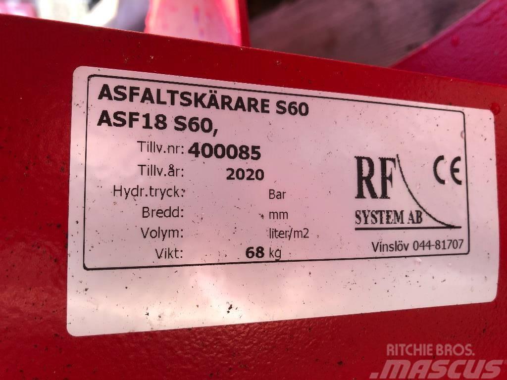 Rf-system RF Asfaltskärare S60 Kesici kafalar