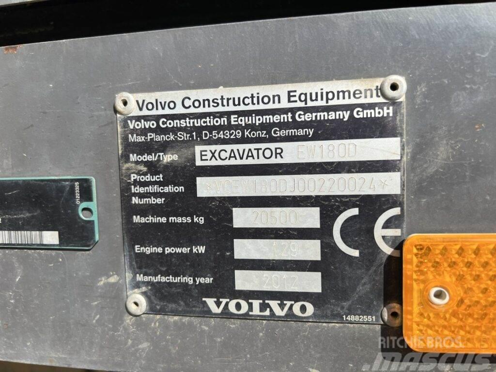 Volvo EW180D Lastik tekerli ekskavatörler