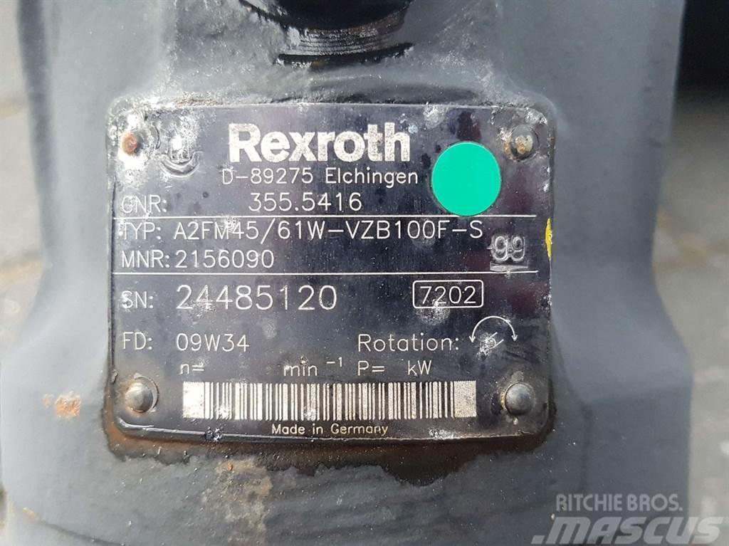 Rexroth A2FM45/61W-R902156090-Drive motor/Fahrmotor Hidrolik