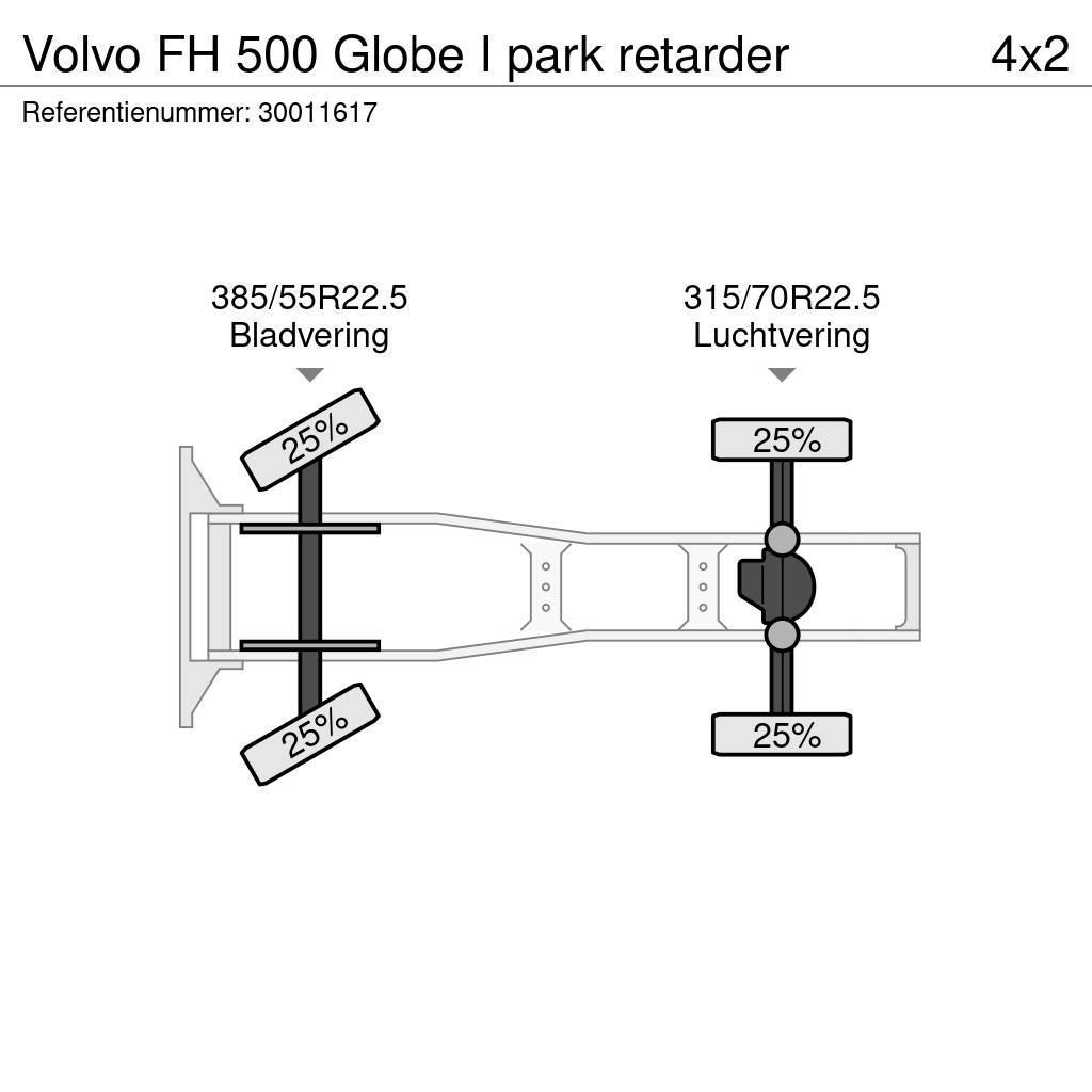 Volvo FH 500 Globe I park retarder Çekiciler