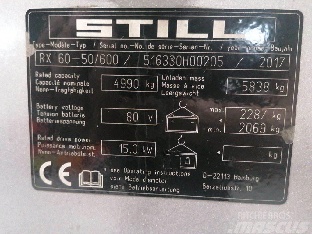 Still RX60-50/600 Elektrikli forkliftler