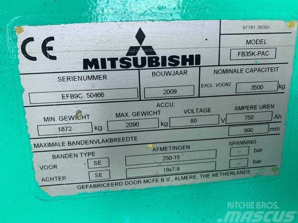 Mitsubishi FB35K-PAC Elektrikli forkliftler