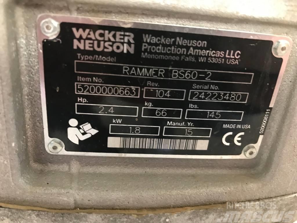Wacker Neuson BS60-2 Sıkıştırma tokmakları