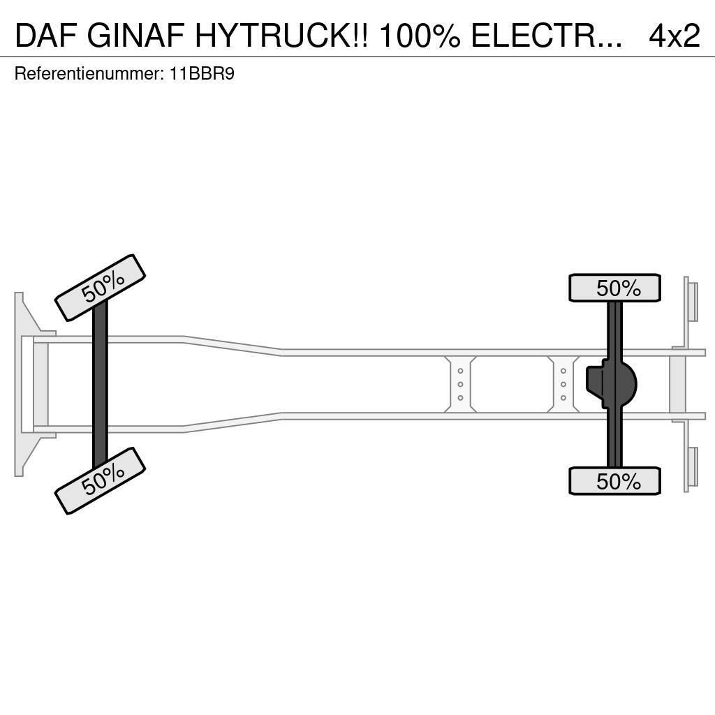 DAF GINAF HYTRUCK!! 100% ELECTRIC!! ZERO EMISSION!!!68 Kapali kasa kamyonlar