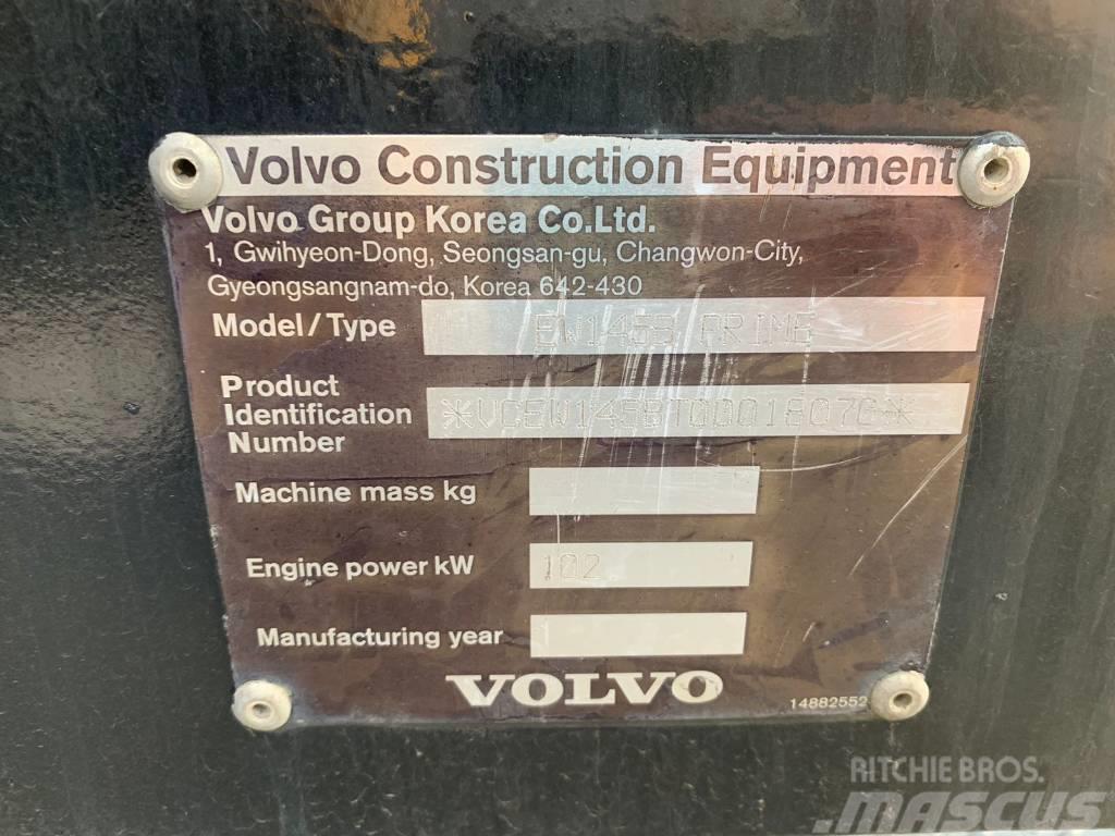 Volvo EW145B PRIME Lastik tekerli ekskavatörler