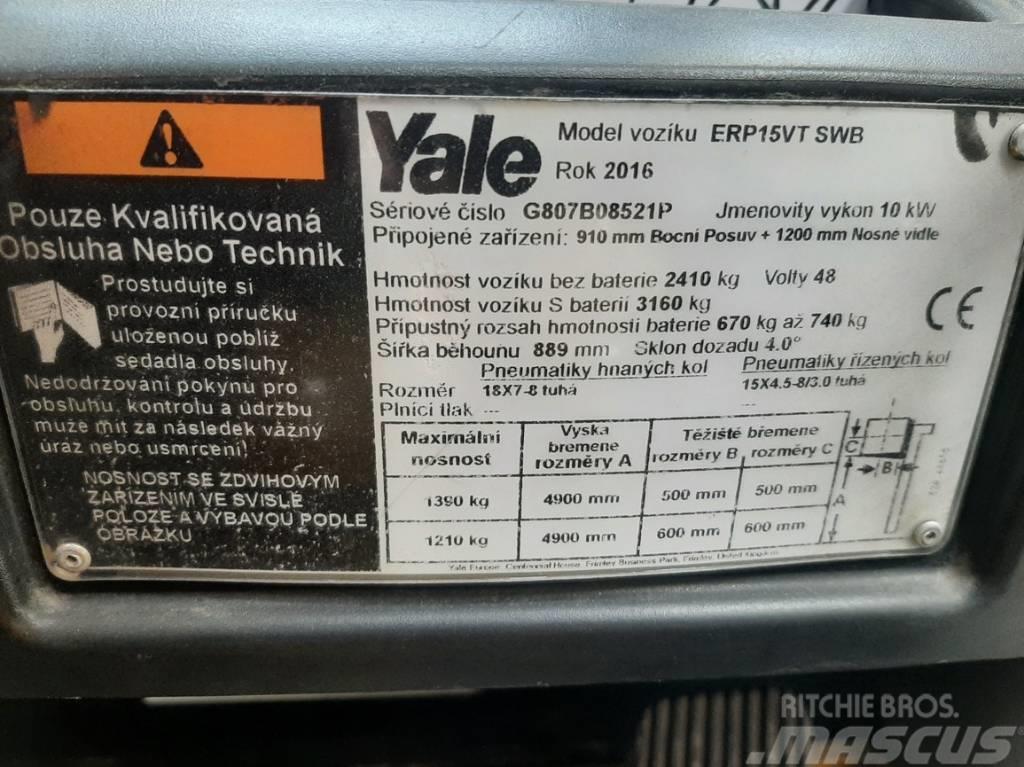 Yale ERP15VTSWB Elektrikli forkliftler