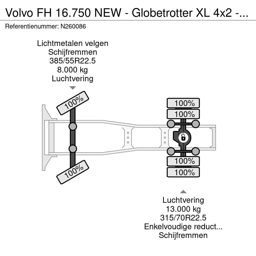 Volvo FH 16.750 NEW - Globetrotter XL 4x2 - Full spec - Çekiciler