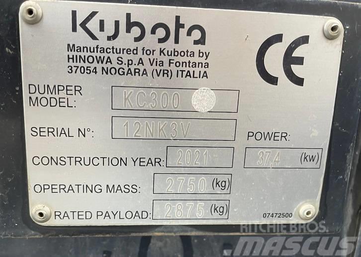 Kubota KC300HR-5 Paletli damperler