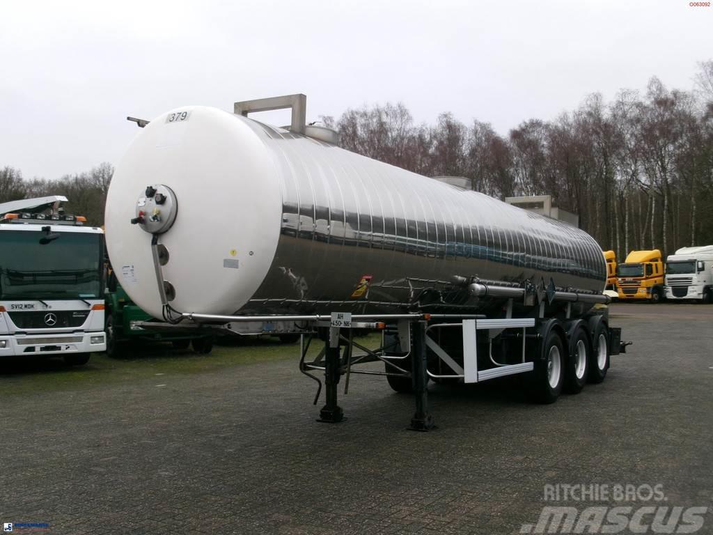 Maisonneuve Chemical tank inox 22.3 m3 / 1 comp Tanker yari çekiciler