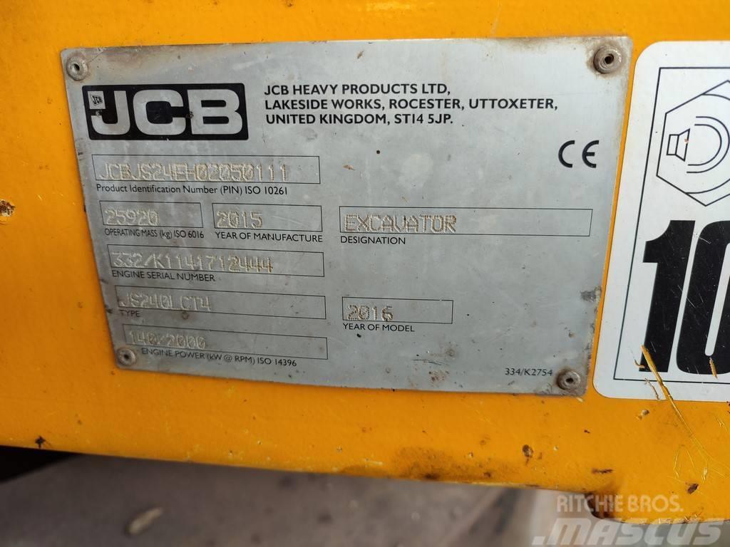 JCB JS 240 LC Paletli ekskavatörler