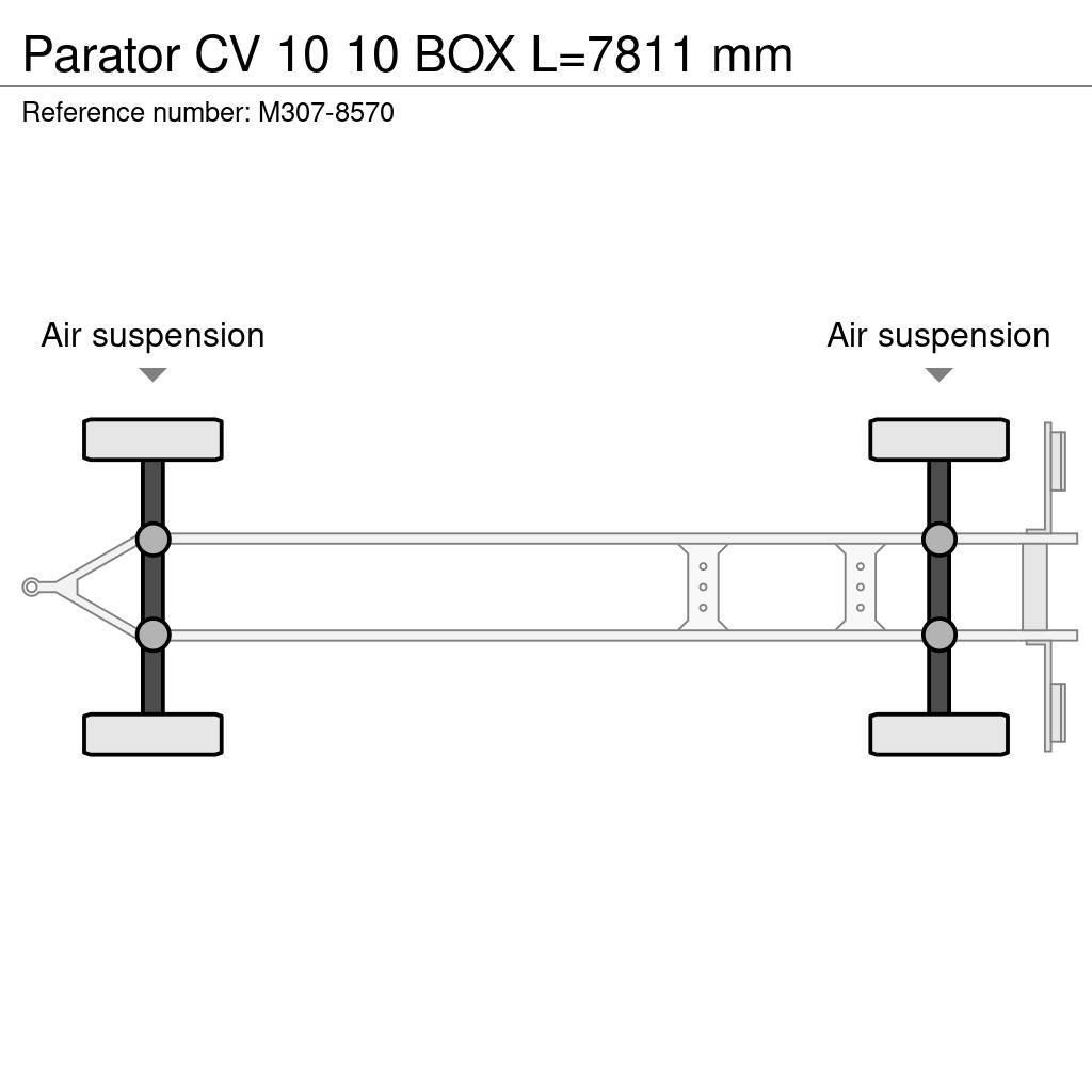 Parator CV 10 10 BOX L=7811 mm Çekiciler, konteyner