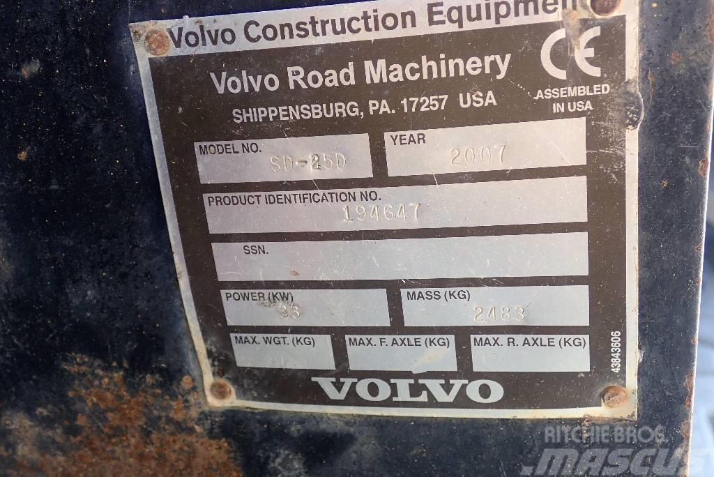 Volvo SD 25 D Tek tamburlu silindirler