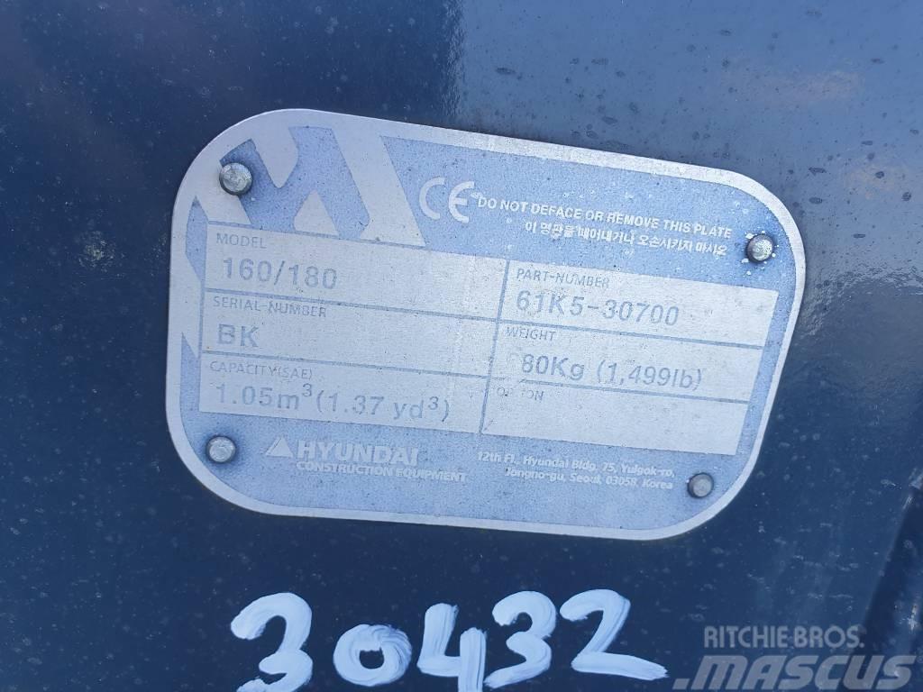 Hyundai Excvator Bucket, 61K5-30700, 180 Kovalar