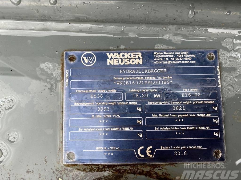Wacker Neuson EZ36VDS Paletli ekskavatörler