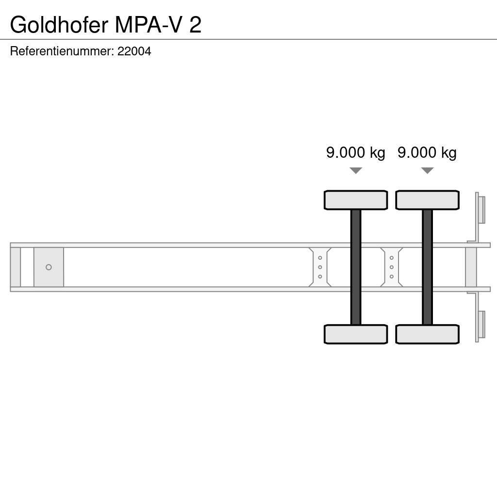 Goldhofer MPA-V 2 Low loader yari çekiciler