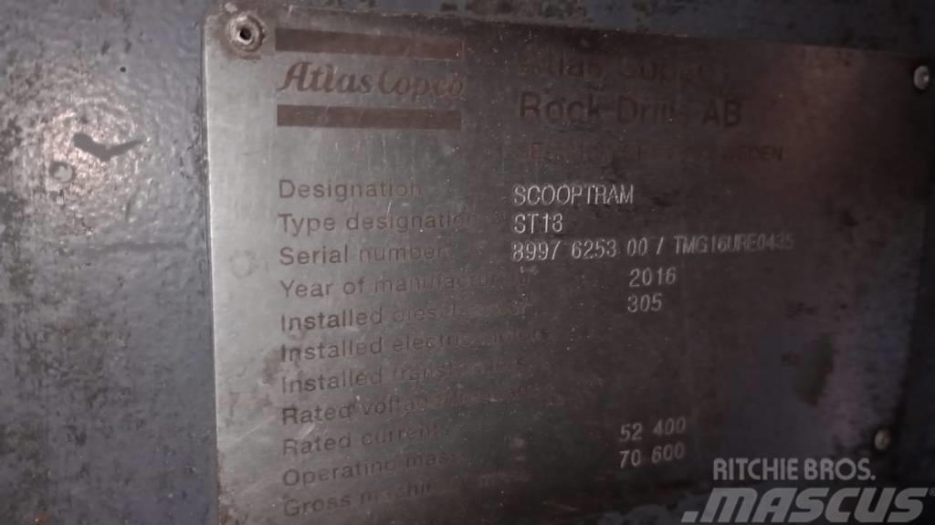 Atlas Copco Scooptram ST18 Yer Altı Yükleyicileri