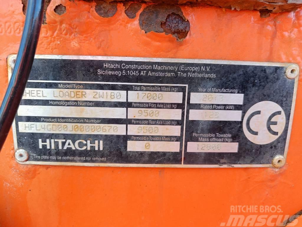 Hitachi ZW 180 Tekerlekli yükleyiciler