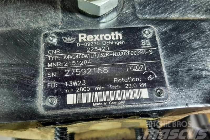 Rexroth Axial Piston Variable Pump A4VG40 Diger kamyonlar