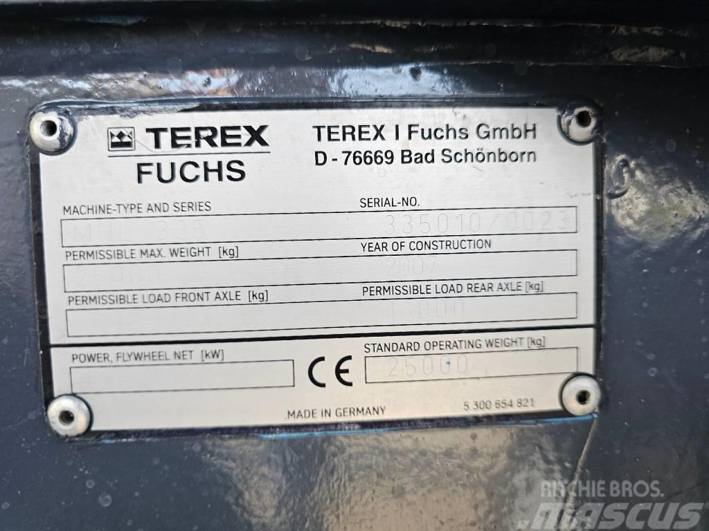 Fuchs MHL 335 Material Handler Yıkım ekskavatörleri
