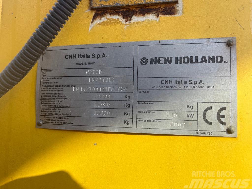 New Holland W 270 B Tekerlekli yükleyiciler