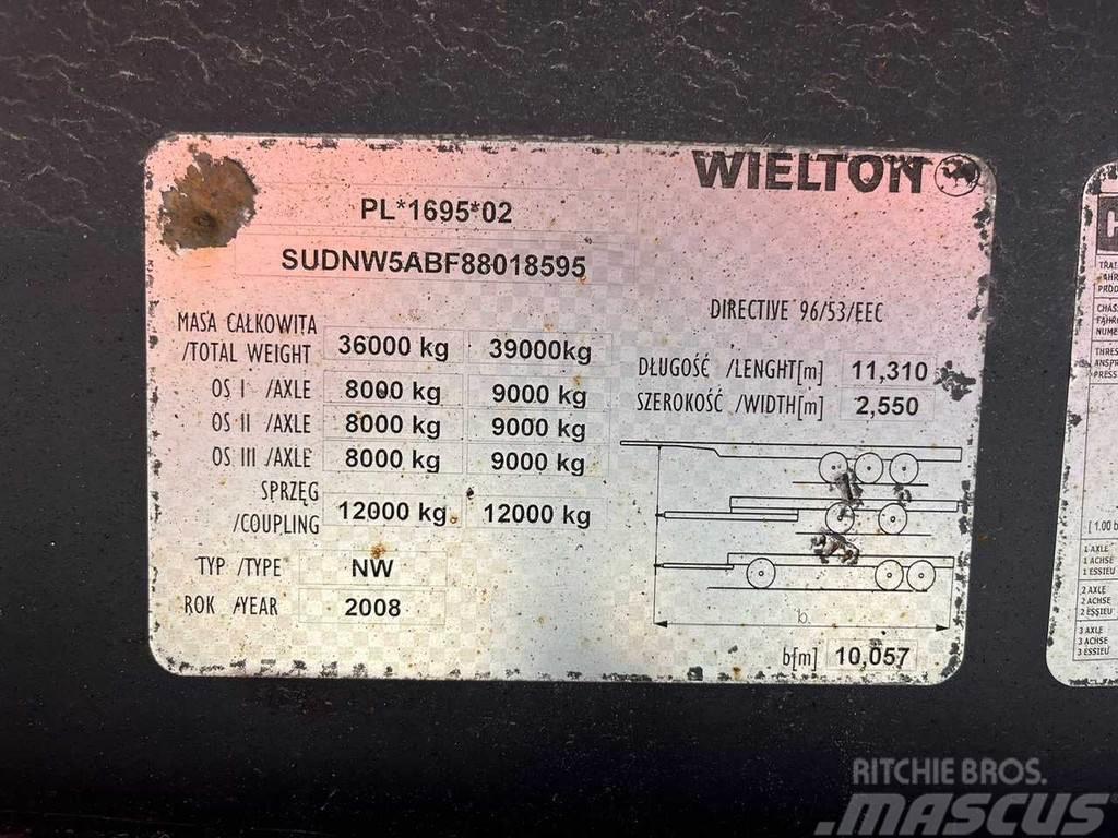Wielton NW 48 A BOX L=10132 mm / 48 m3 Damperli çekiciler