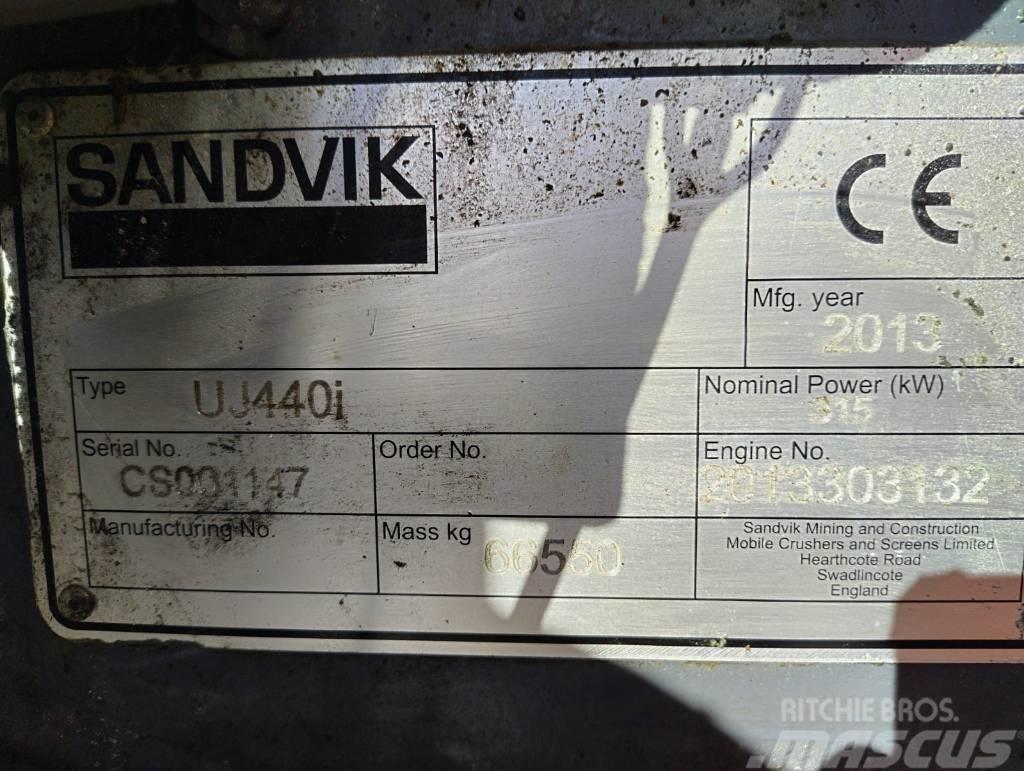 Sandvik UJ 440 i Kırıcılar