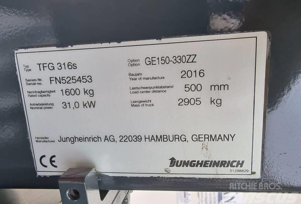 Jungheinrich TFG 316 S LPG'li forkliftler