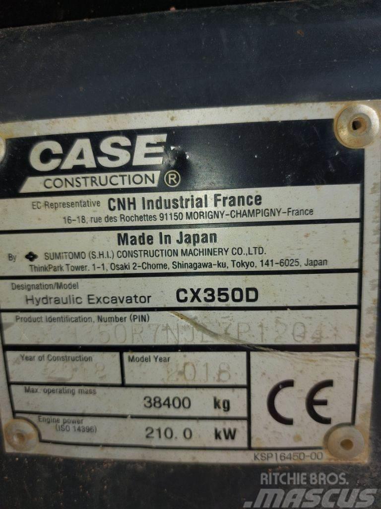 CASE CX 350 D Paletli ekskavatörler