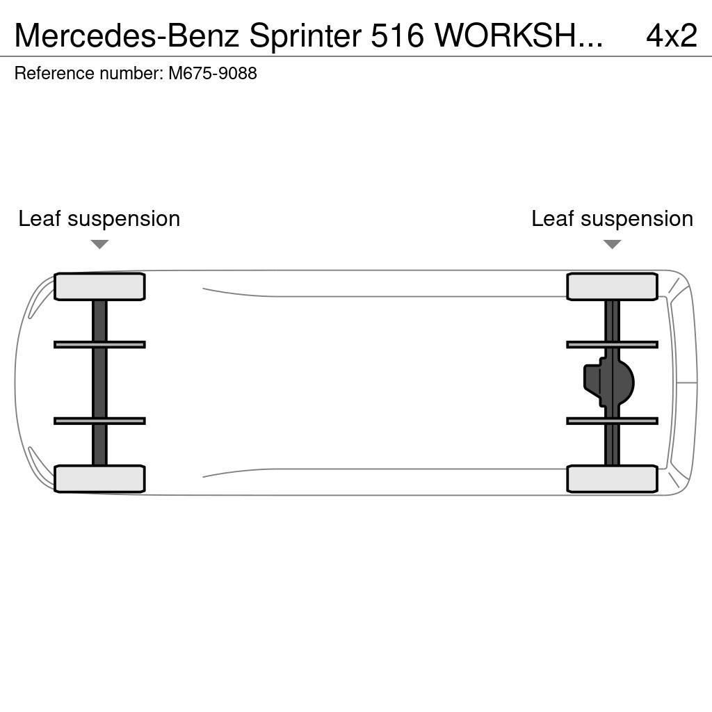 Mercedes-Benz Sprinter 516 WORKSHOP EQUIPMENT / BOX L=4559 mm Panel vanlar