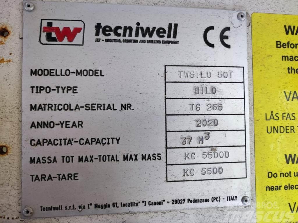  Techniwell TWSILO 50T HORIZONTAL STACKABLE SILO Sökülebilir parçalar