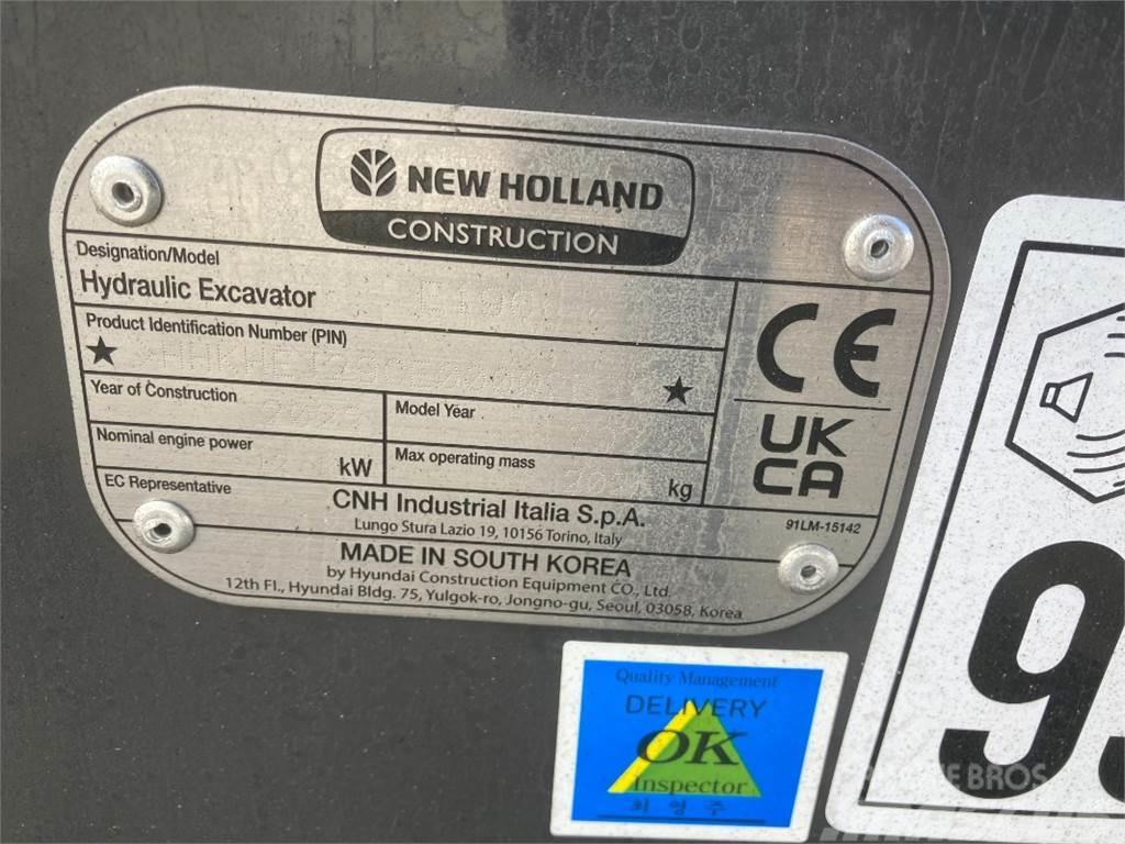 New Holland E 19C Mini ekskavatörler, 7 tona dek