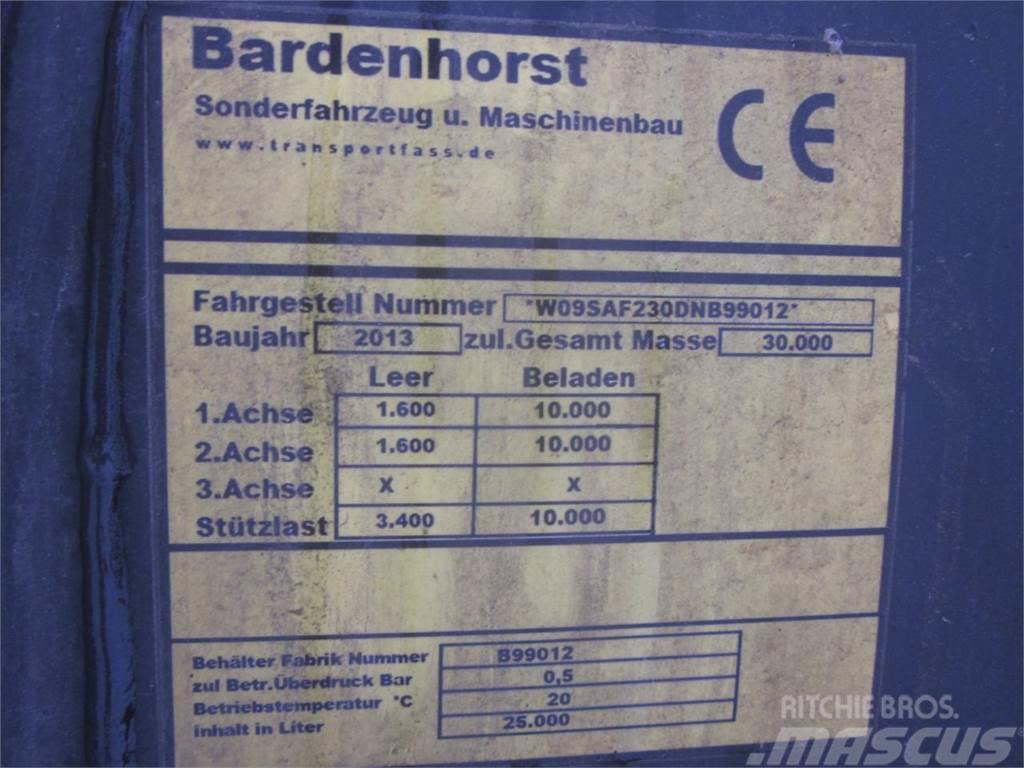  Bardenhorst 25000, 25 cbm, Tanksattelauflieger, Zu Sivi gübre ve ilaç tankerleri