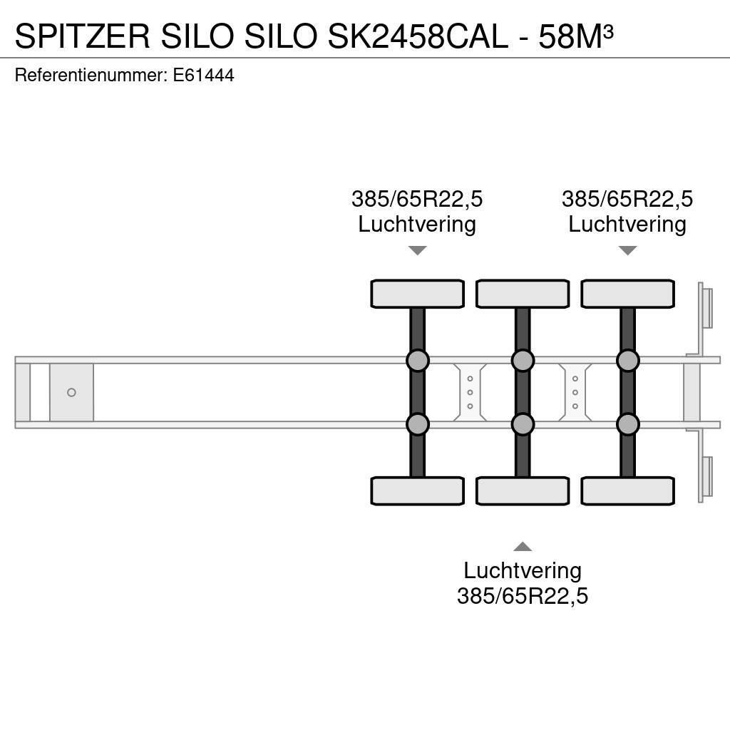Spitzer Silo SILO SK2458CAL - 58M³ Tanker yari çekiciler