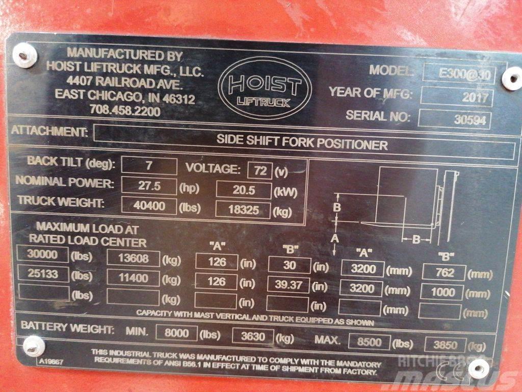 Hoist E300 Elektrikli forkliftler