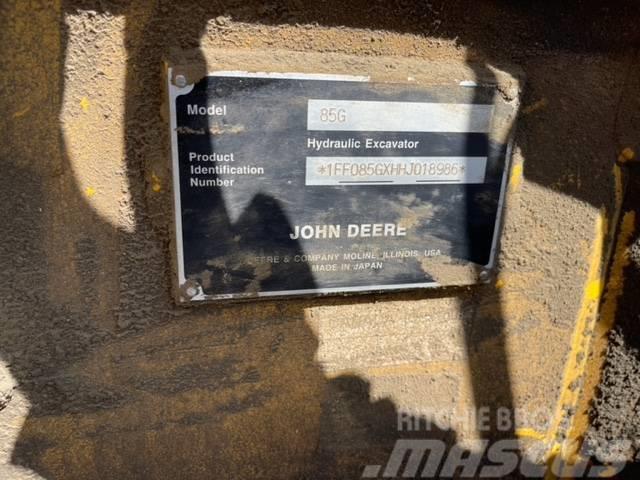 John Deere 85G Mini ekskavatörler, 7 tona dek