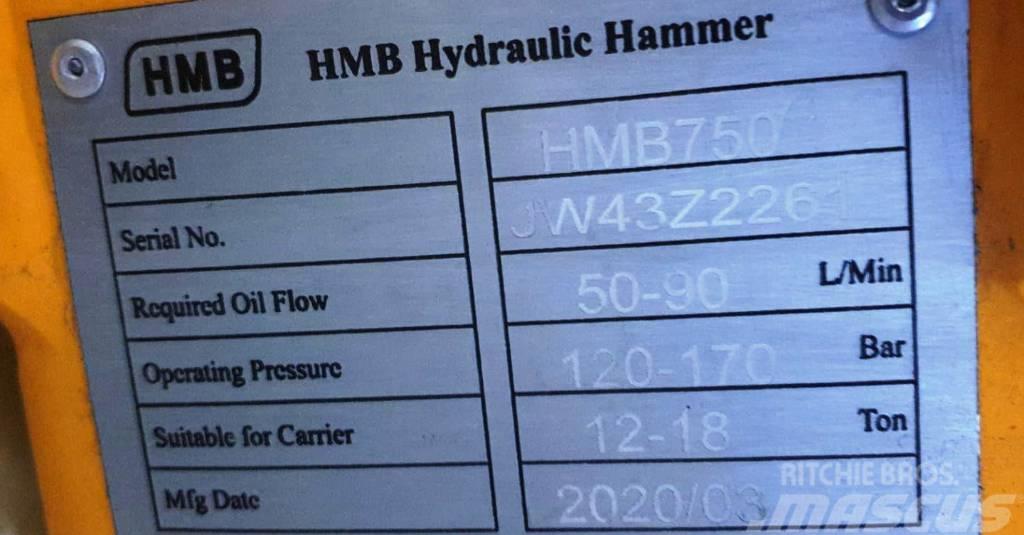 HMB 750 Hidrolik kırıcılar