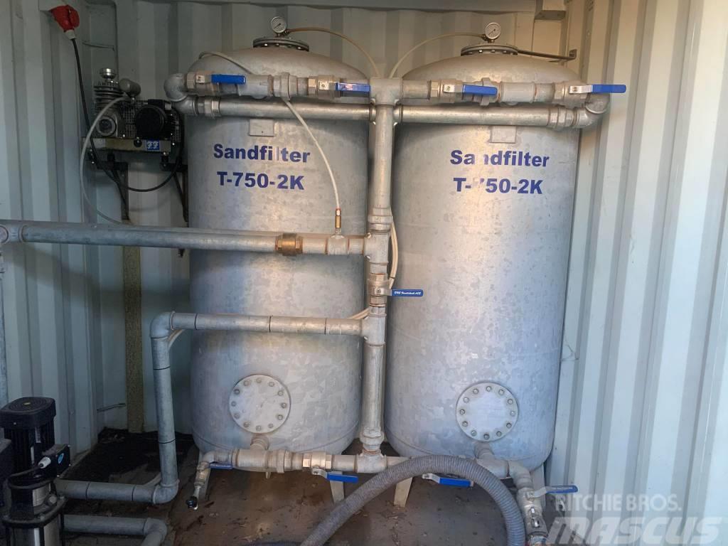  Mobil water treatment plant container 5 foot Mobil Atik tesisleri