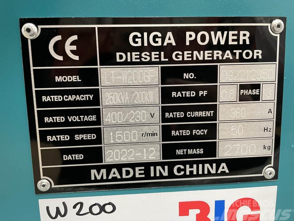  Giga power LT-W200GF 250KVA closed box Diğer Jeneratörler